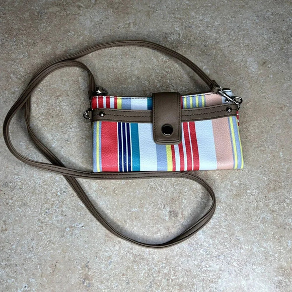 Crossbody Striped‎ Multicolor Wallet - Picture 14 of 14